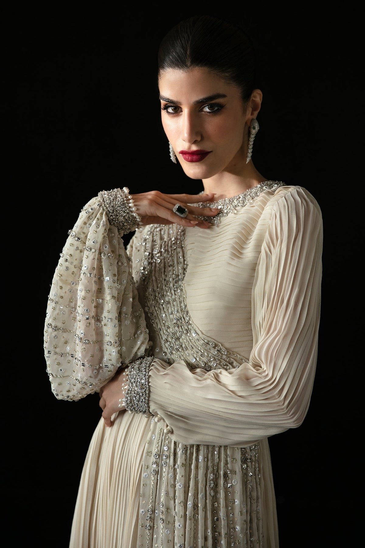 Elan | Pret Crepusule |  CRISTAL DE LUNE (EP-21304) - Ladies Clothes - Maria Faisal