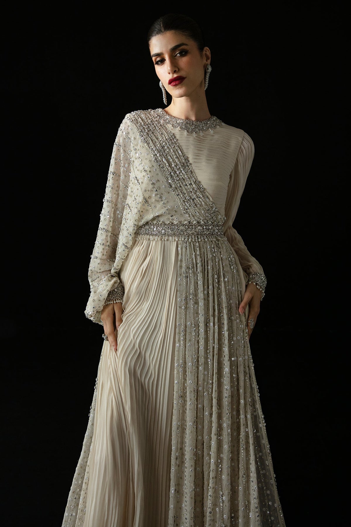 Elan | Pret Crepusule |  CRISTAL DE LUNE (EP-21304) - Ladies Clothes - Maria Faisal