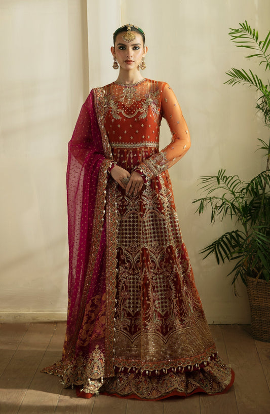 Eleshia | Zarin Wedding Formals 24 |  SAFINA - Designer Dress with Intricate embroidery and embellishments. Shop elegent wedding dress at Maria Faisal.