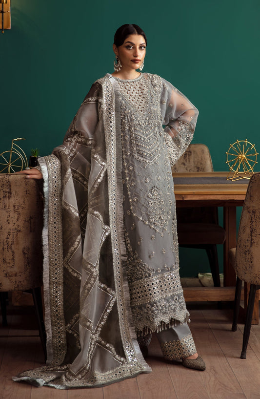 Eleshia | Zarin Wedding Formals 24 |  SHERINE - Designer Dress with Intricate embroidery and embellishments. Shop elegent wedding dress at Maria Faisal.