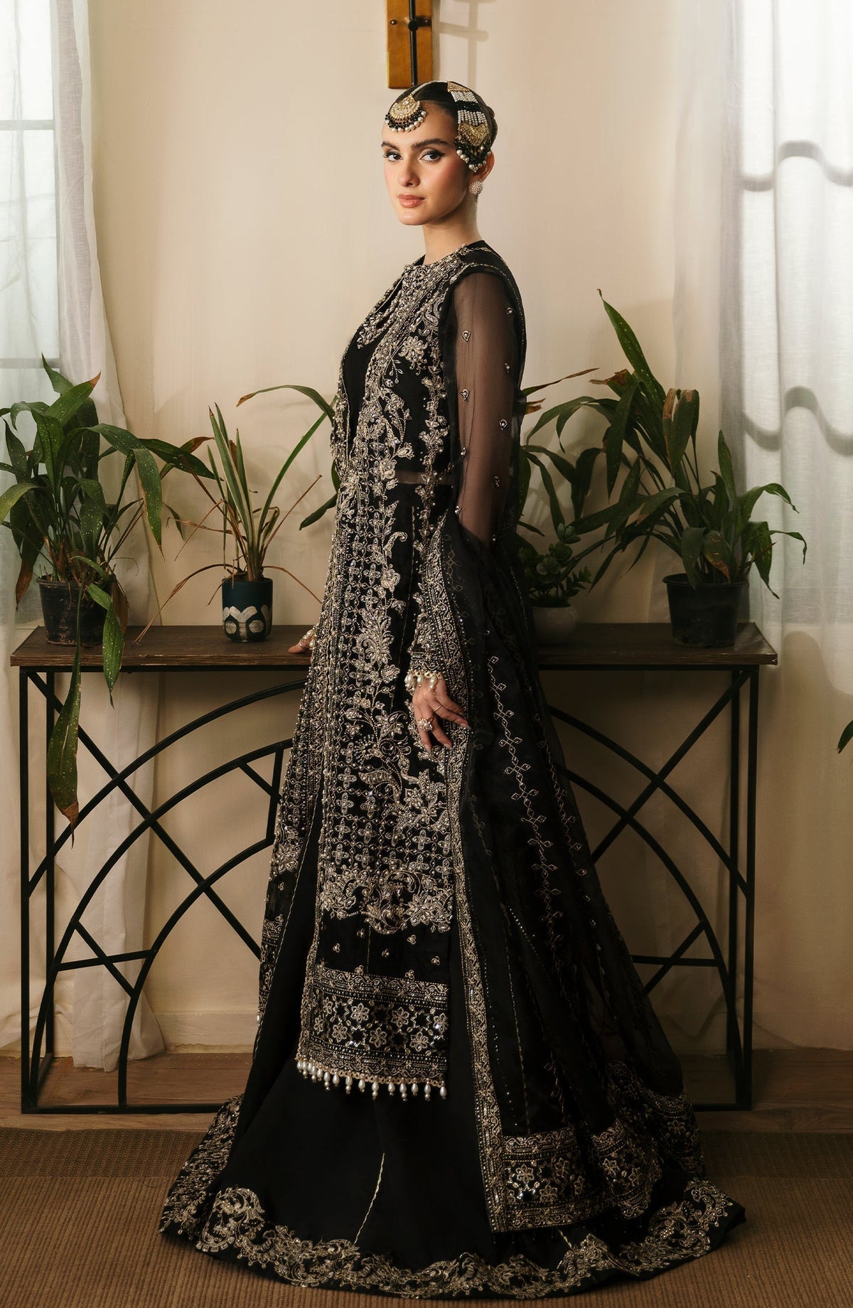 Eleshia | Zarin Wedding Formals 24 |  MAHROZ - Designer Dress with Intricate embroidery and embellishments. Shop elegent wedding dress at Maria Faisal.