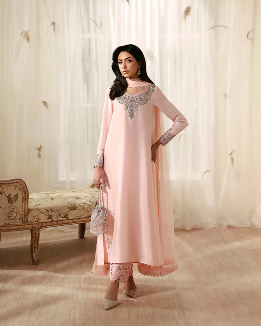 Faiza Saqlain | Freya Luxury Pret | Eleya - Formal Dress - available at Maria Faisal in UK and USA.