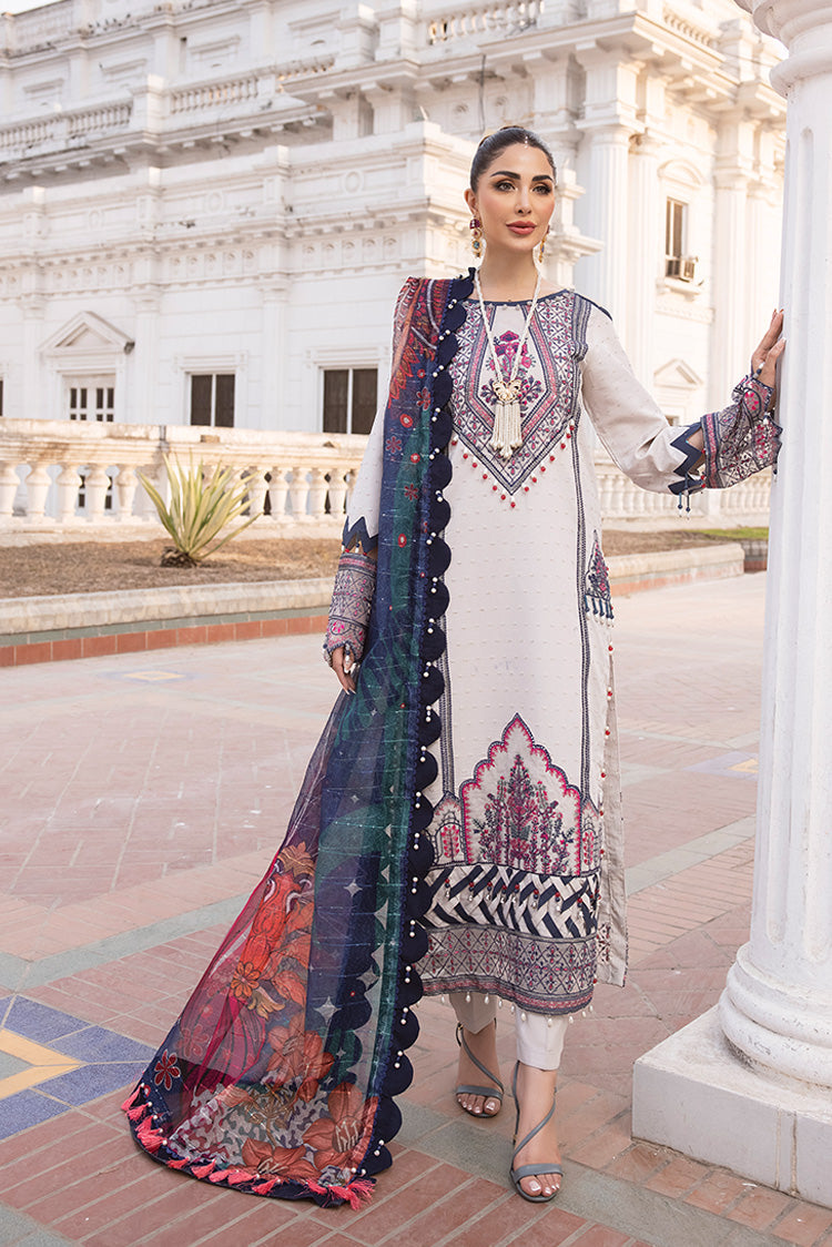 Ellena | Luxury Embroidered Collection | D23 - Maria Faisal