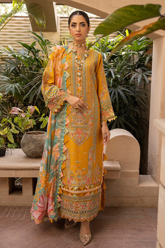 Ellena | Luxury Embroidered Collection | D01 - Maria Faisal