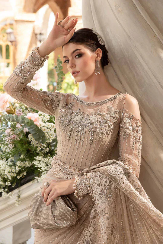 Maria B | Mbroidered Fabrics 2024 | BD-2801 - Waniyas