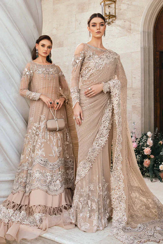 Maria B | Mbroidered Fabrics 2024 | BD-2801 - Waniyas
