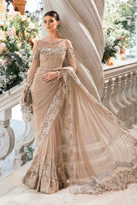 Maria B | Mbroidered Fabrics 2024 | BD-2801 - Waniyas