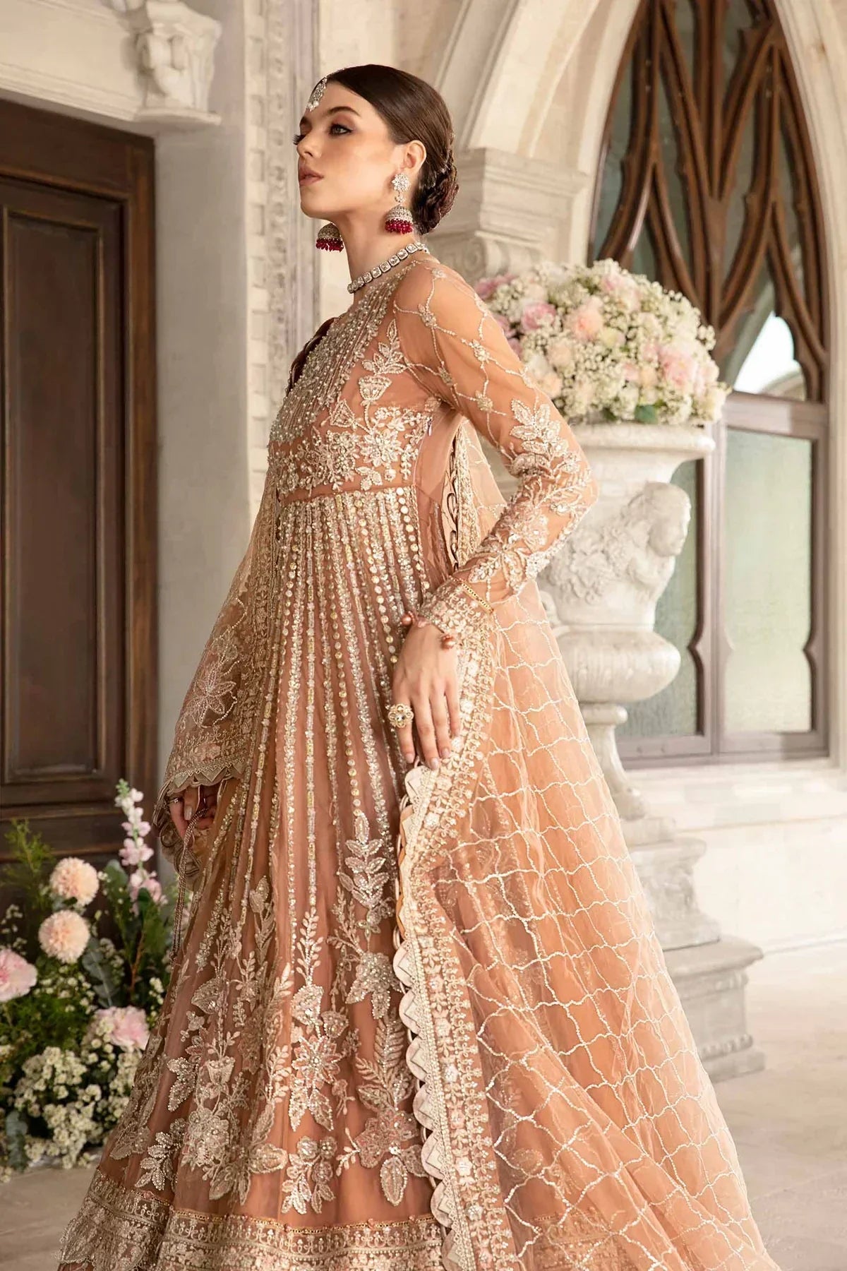 Maria B | Mbroidered Fabrics 2024 | BD-2804 - Waniyas