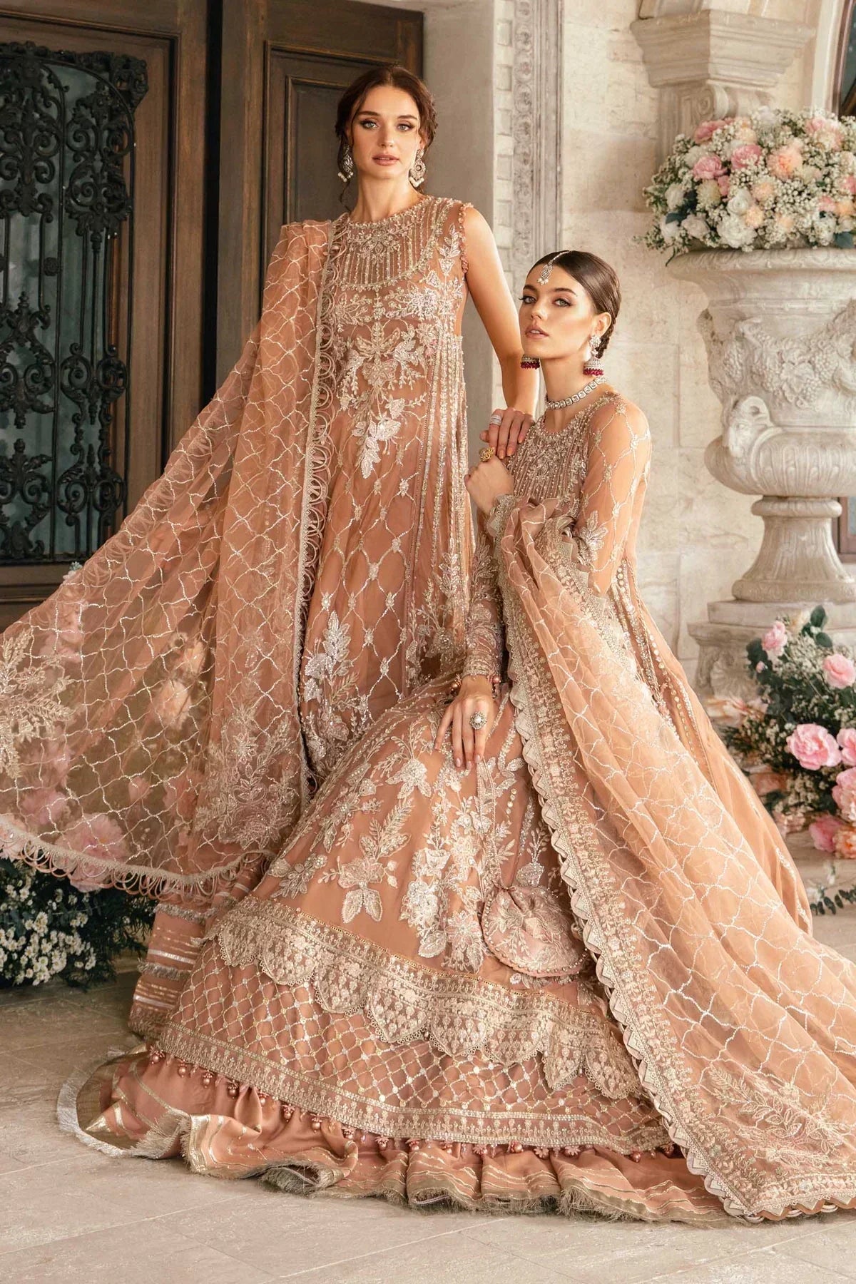 Maria B | Mbroidered Fabrics 2024 | BD-2804 - Waniyas