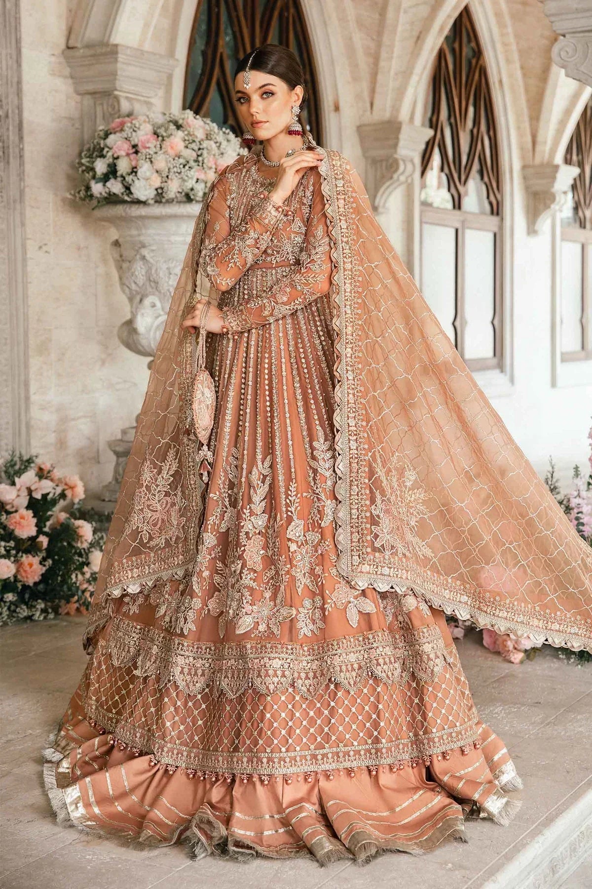 Maria B | Mbroidered Fabrics 2024 | BD-2804 - Waniyas