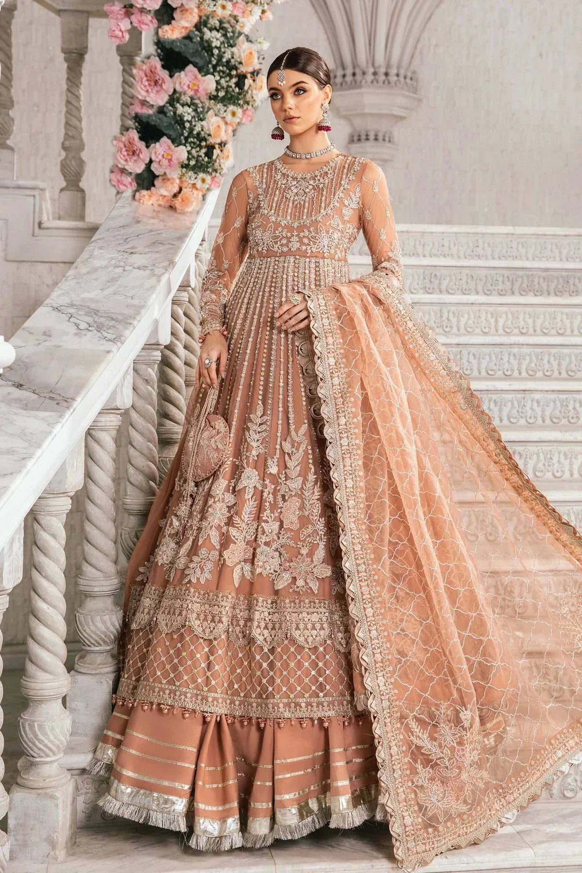 Maria B | Mbroidered Fabrics 2024 | BD-2804 - Waniyas