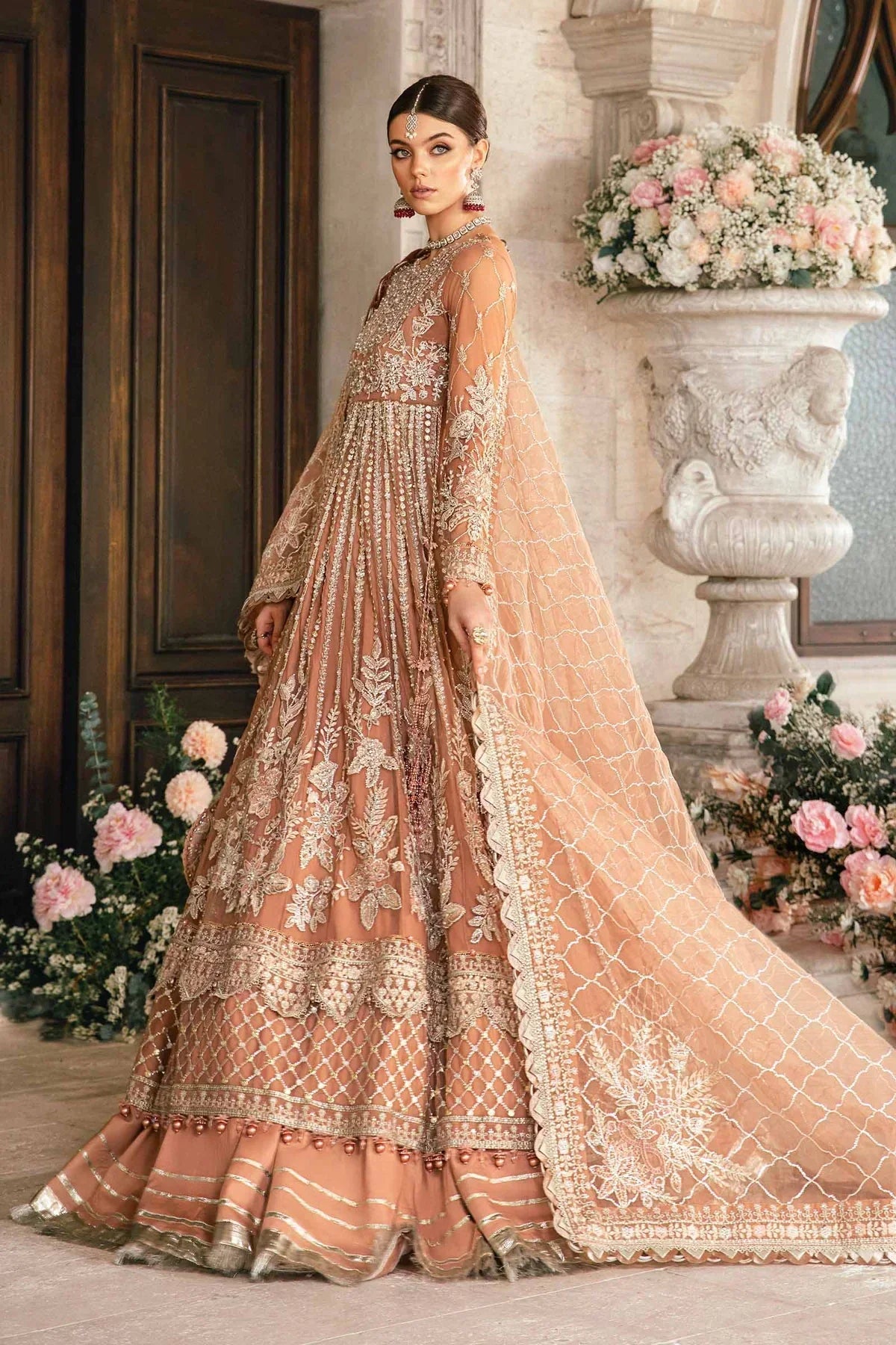 Maria B | Mbroidered Fabrics 2024 | BD-2804 - Waniyas