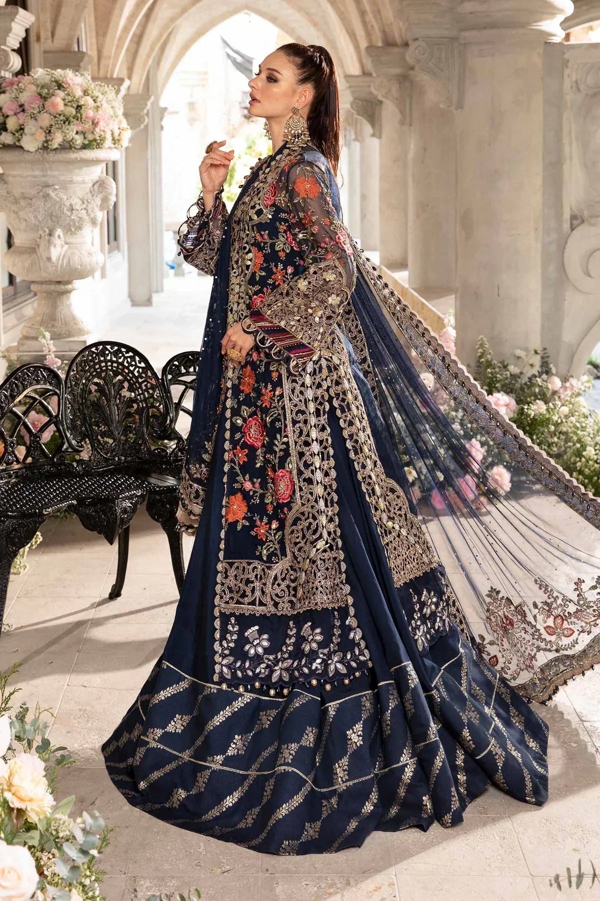 Maria B | Mbroidered Fabrics 2024 | BD-2808 - Waniyas