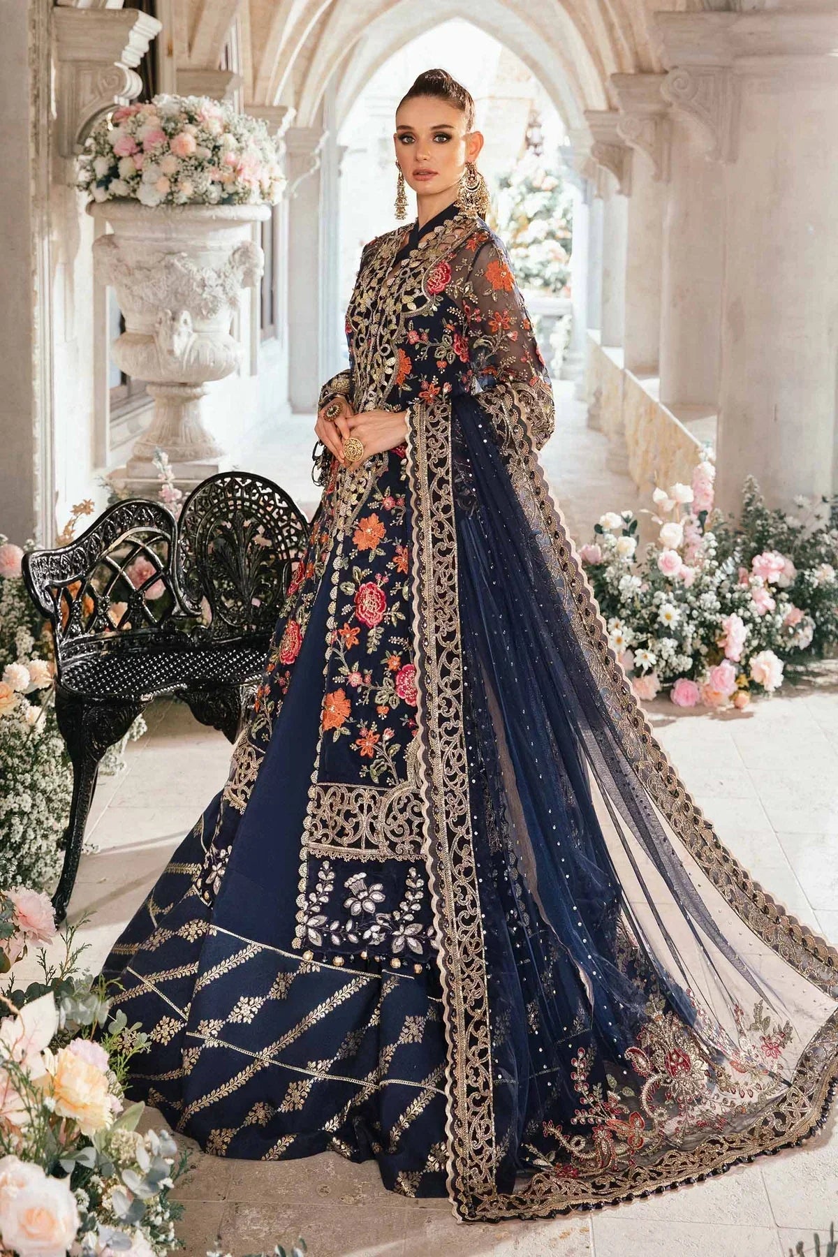Maria B | Mbroidered Fabrics 2024 | BD-2808 - Waniyas