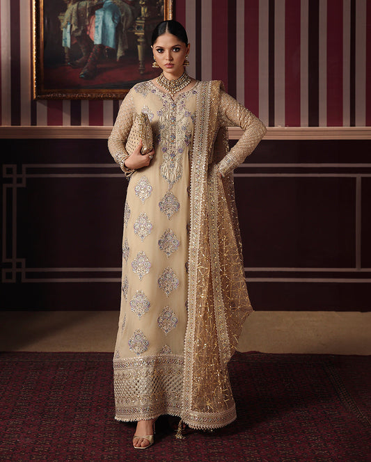 Roheenaz | Whispers of Grace Chiffon | Empress Glow - Formal Dress - available at Maria Faisal in UK and USA.