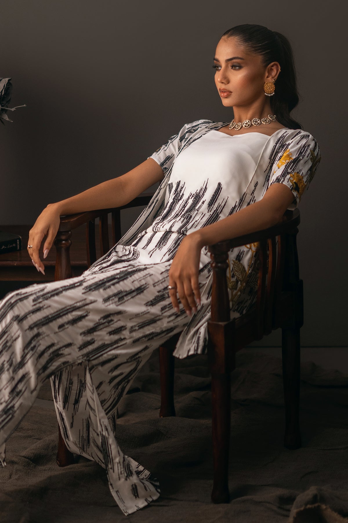Erum Khan | Beyond Chic | Desert Jewel - Designer Dress with Intricate embroidery and embellishments. Shop elegent wedding dress at Maria Faisal.