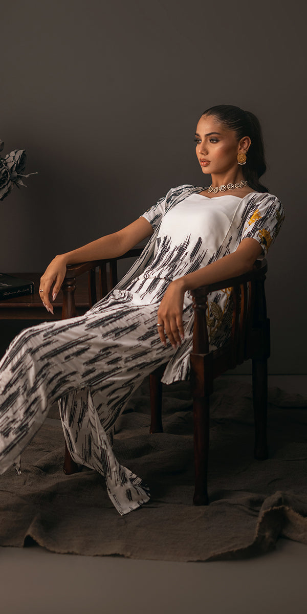 Erum Khan | Beyond Chic | Desert Jewel - Designer Dress with Intricate embroidery and embellishments. Shop elegent wedding dress at Maria Faisal.