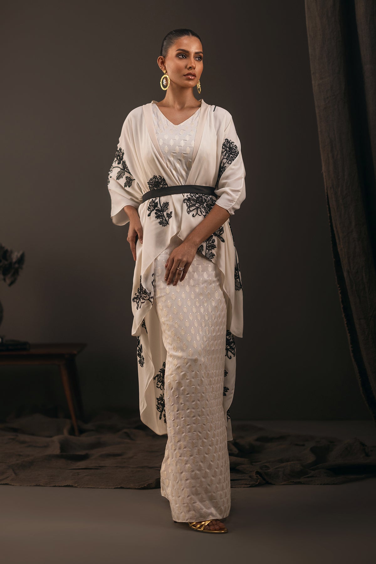 Erum Khan | Beyond Chic |  Arabian Nights - Designer Dress with Intricate embroidery and embellishments. Shop elegent wedding dress at Maria Faisal.