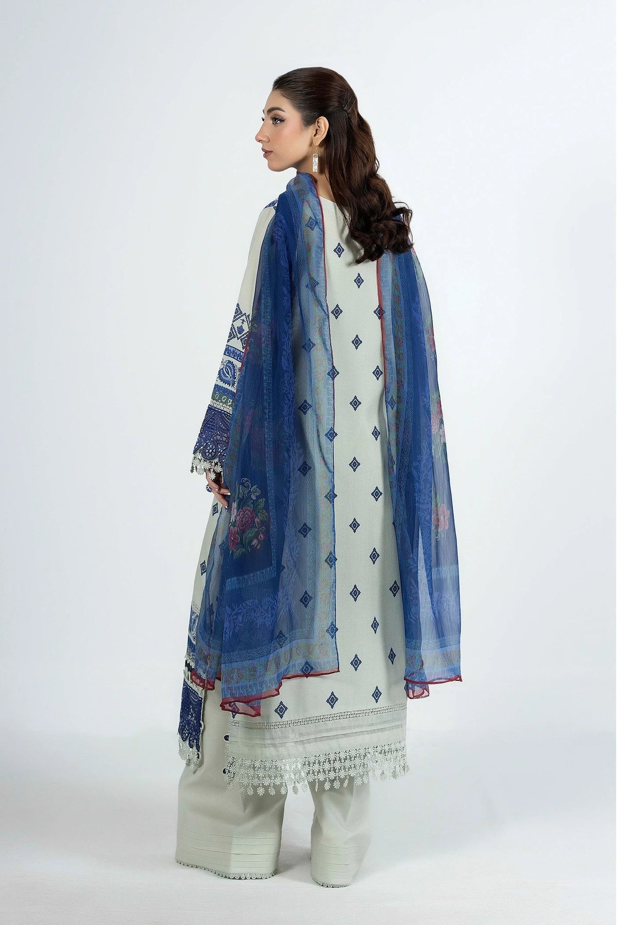 Adans Libas | Ethnic Prints | ETHNIC 1660 - Luxury Dress - available at Maria Faisal in UK and USA.