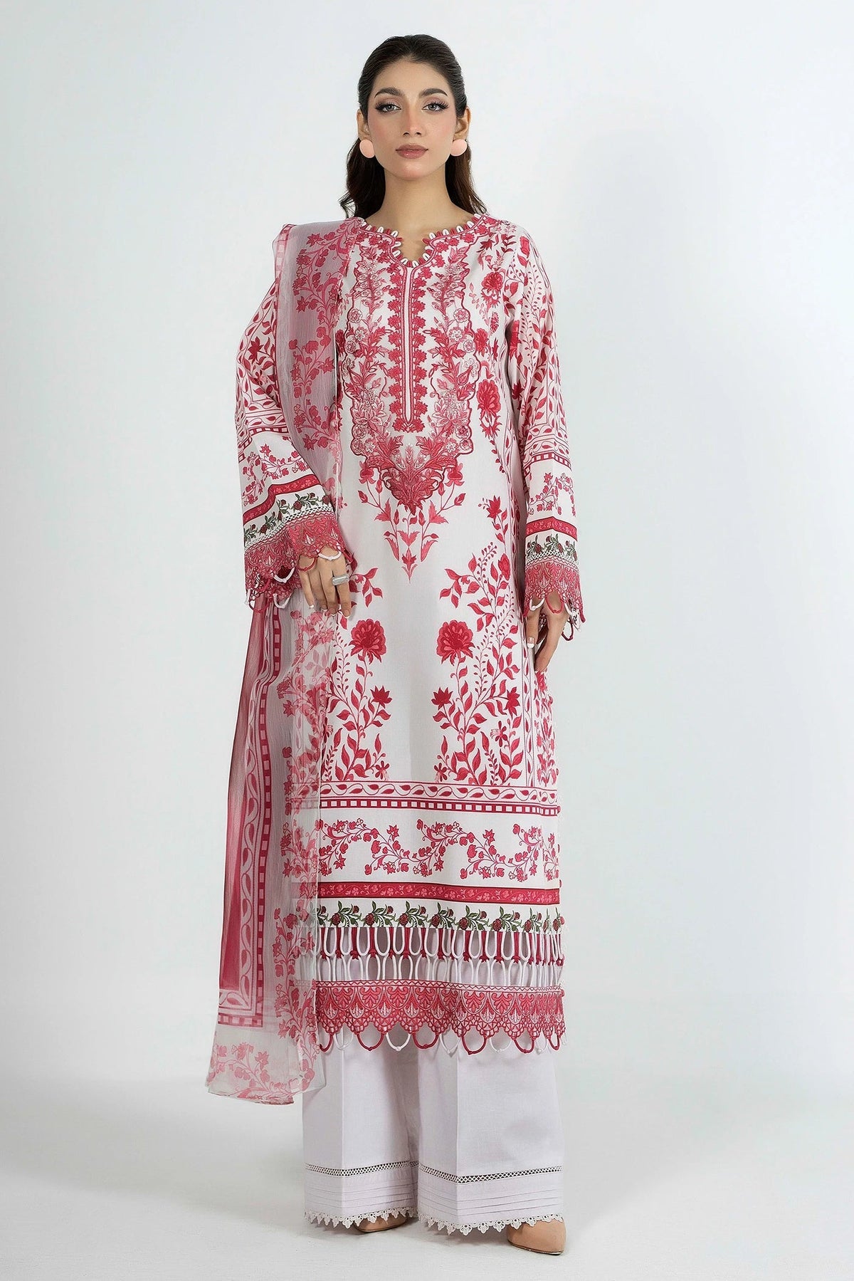 Adans Libas | Ethnic Prints | ETHNIC 1661 - Luxury Dress - available at Maria Faisal in UK and USA.