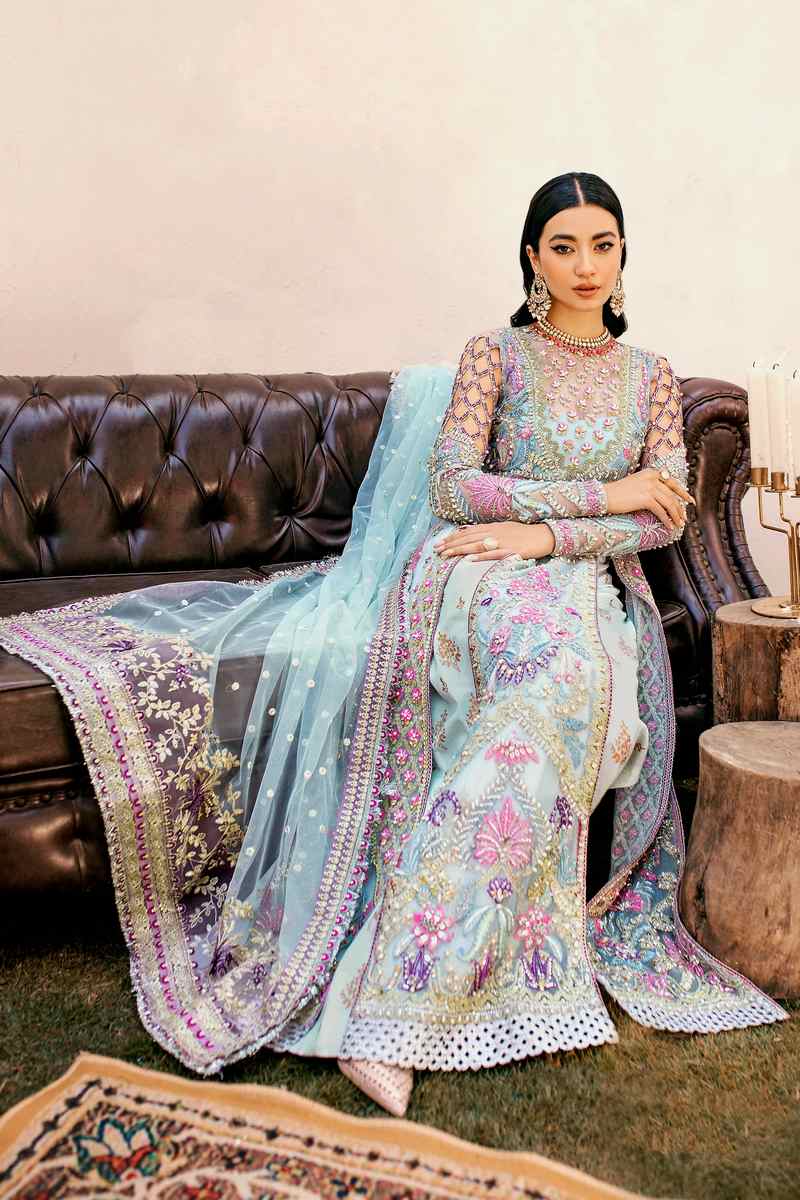 Ezra | Wedding Collection | Sibel - Designer Dress with Intricate embroidery and embellishments. Shop elegent wedding dress at Maria Faisal.