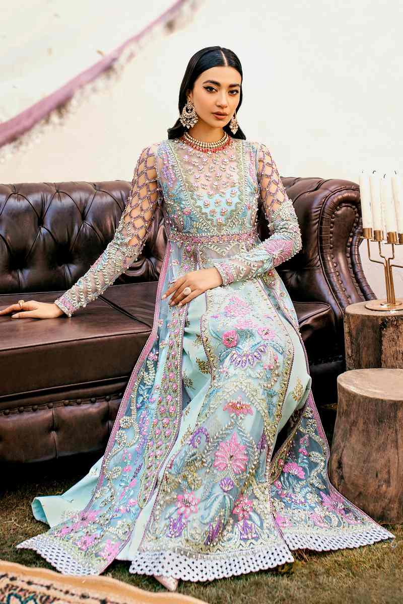 Ezra | Wedding Collection | Sibel - Designer Dress with Intricate embroidery and embellishments. Shop elegent wedding dress at Maria Faisal.