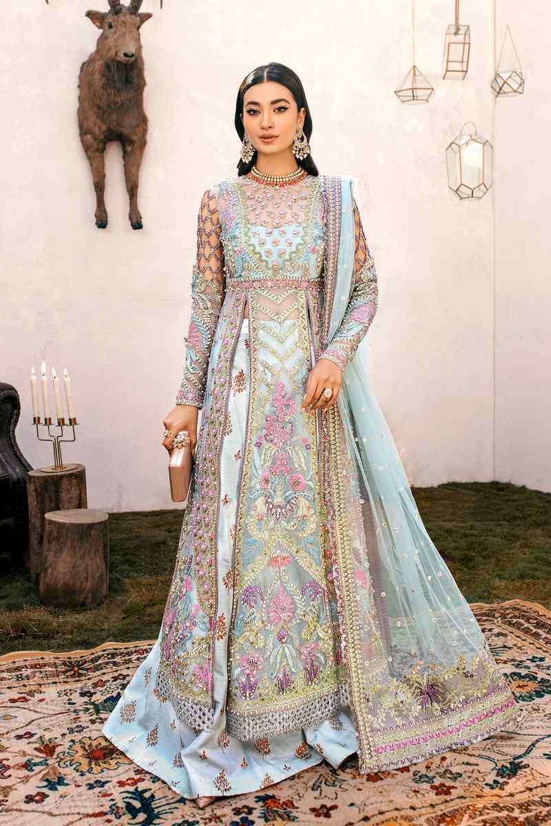 Ezra | Wedding Collection | Sibel - Designer Dress with Intricate embroidery and embellishments. Shop elegent wedding dress at Maria Faisal.