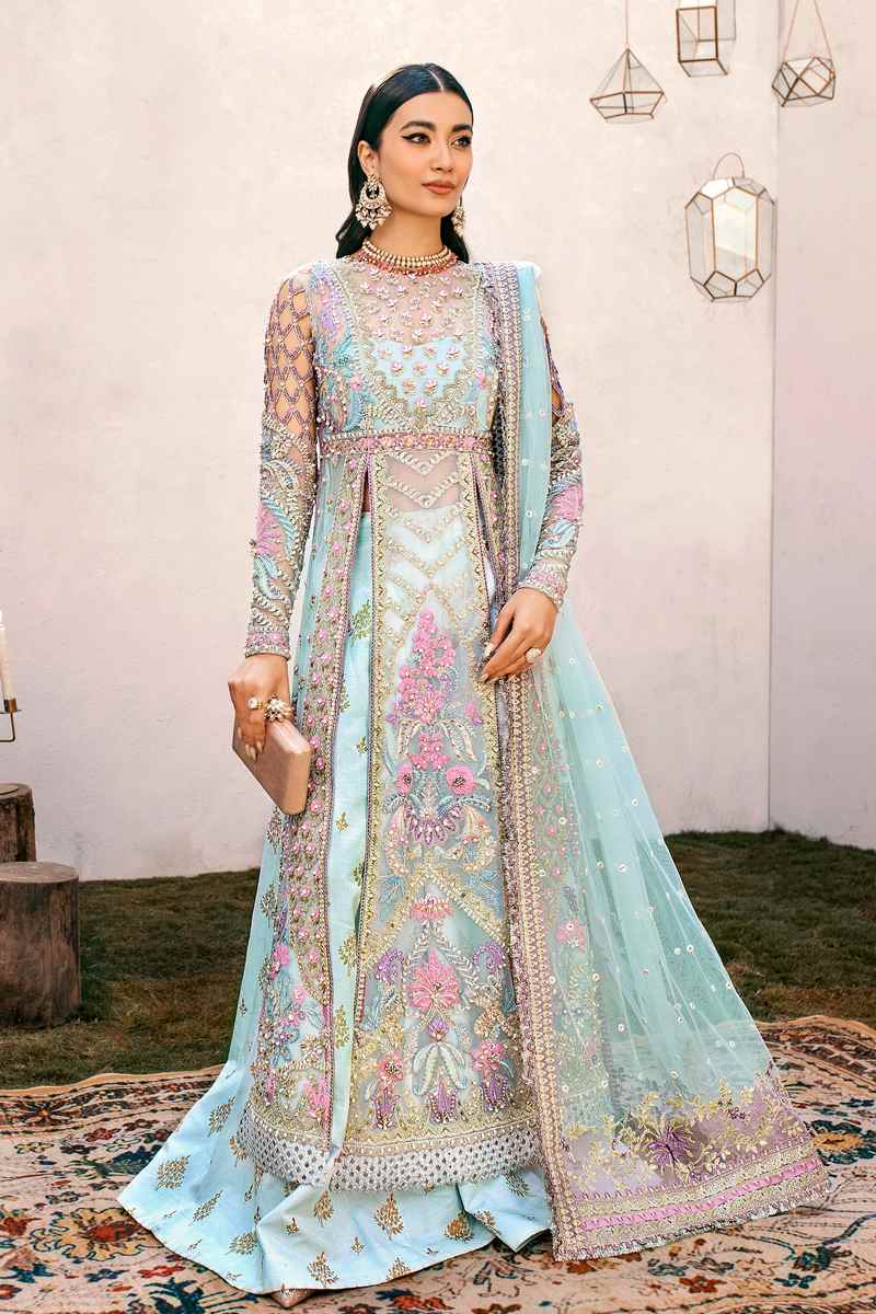 Ezra | Wedding Collection | Sibel - Designer Dress with Intricate embroidery and embellishments. Shop elegent wedding dress at Maria Faisal.