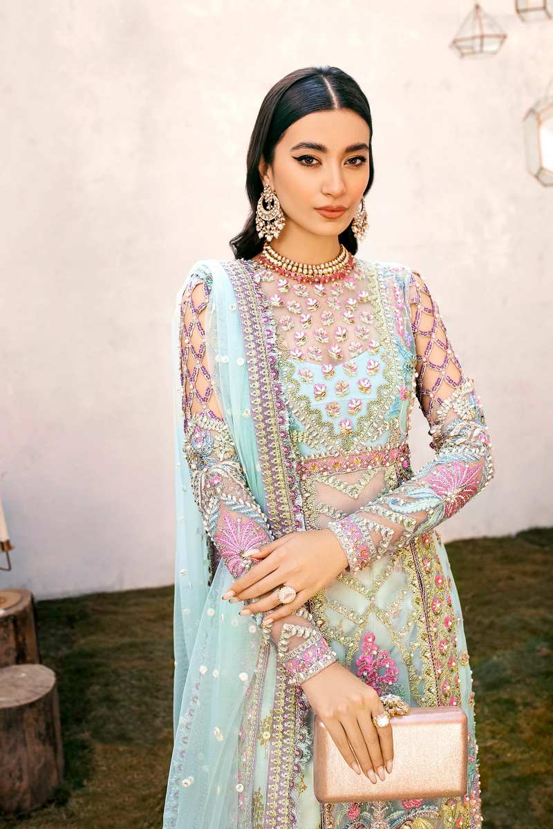 Ezra | Wedding Collection | Sibel - Designer Dress with Intricate embroidery and embellishments. Shop elegent wedding dress at Maria Faisal.