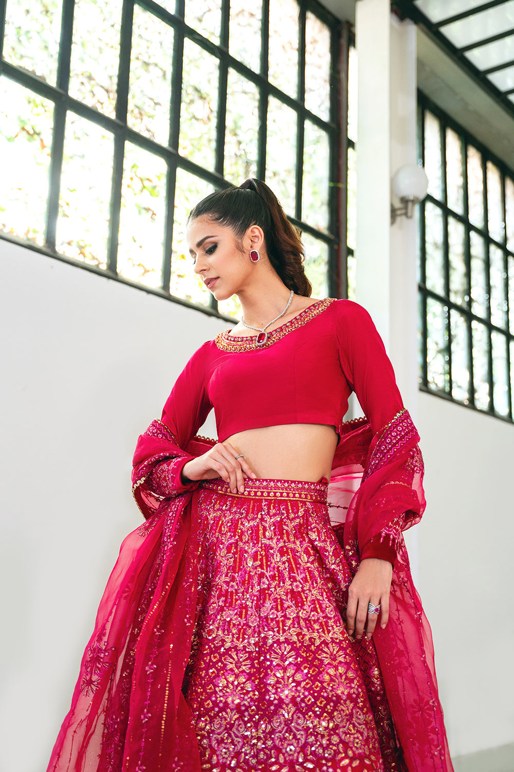 Saira Rizwan | Naqsh Festive | SRN24-04 Sharmas - Wedding Dress - Maria Faisal