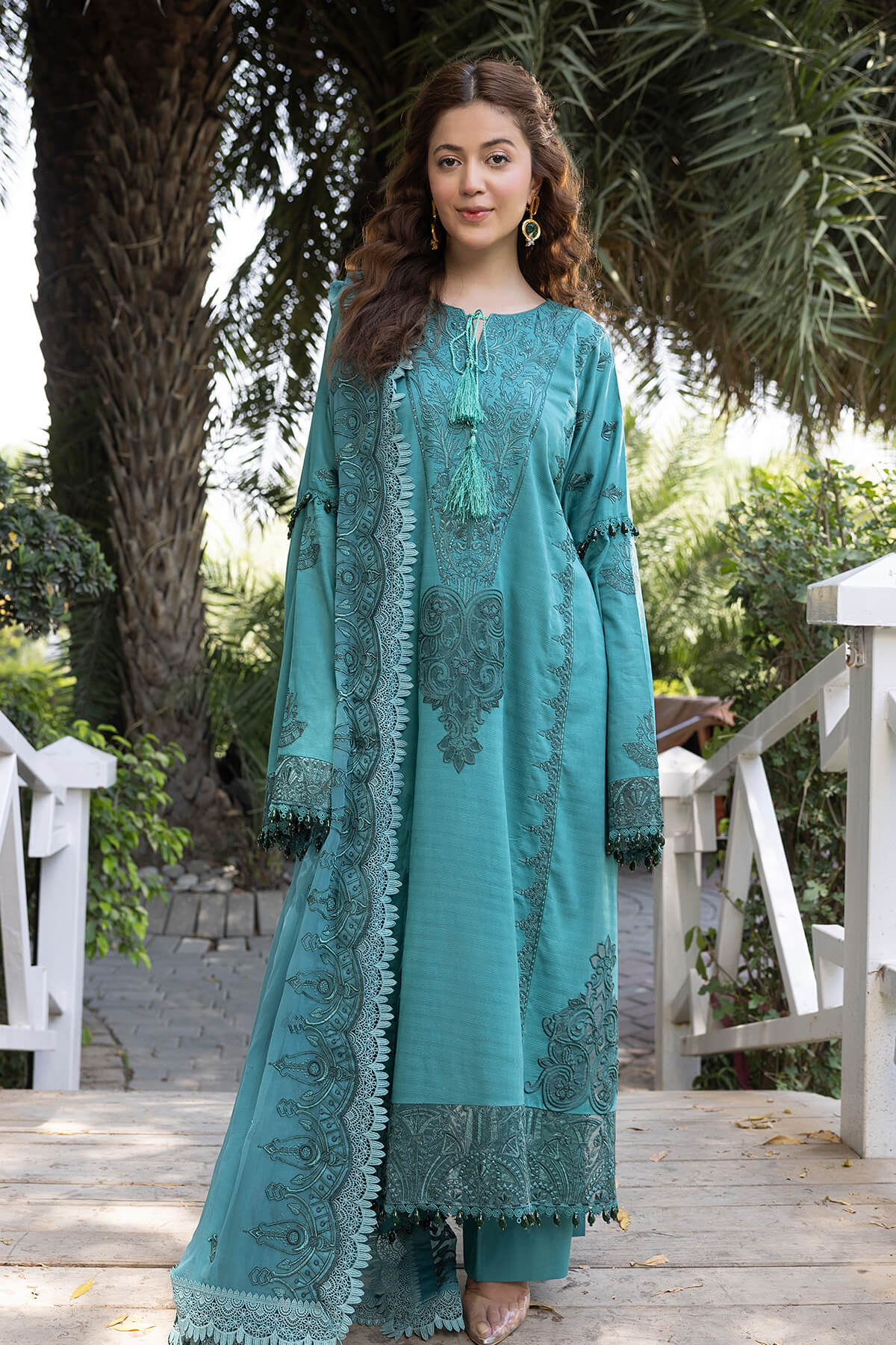 Raeesa Premium | Ferya Lawn | Noor E Fajar | Ferya | FD-03 - Ladies Clothes - Maria Faisal