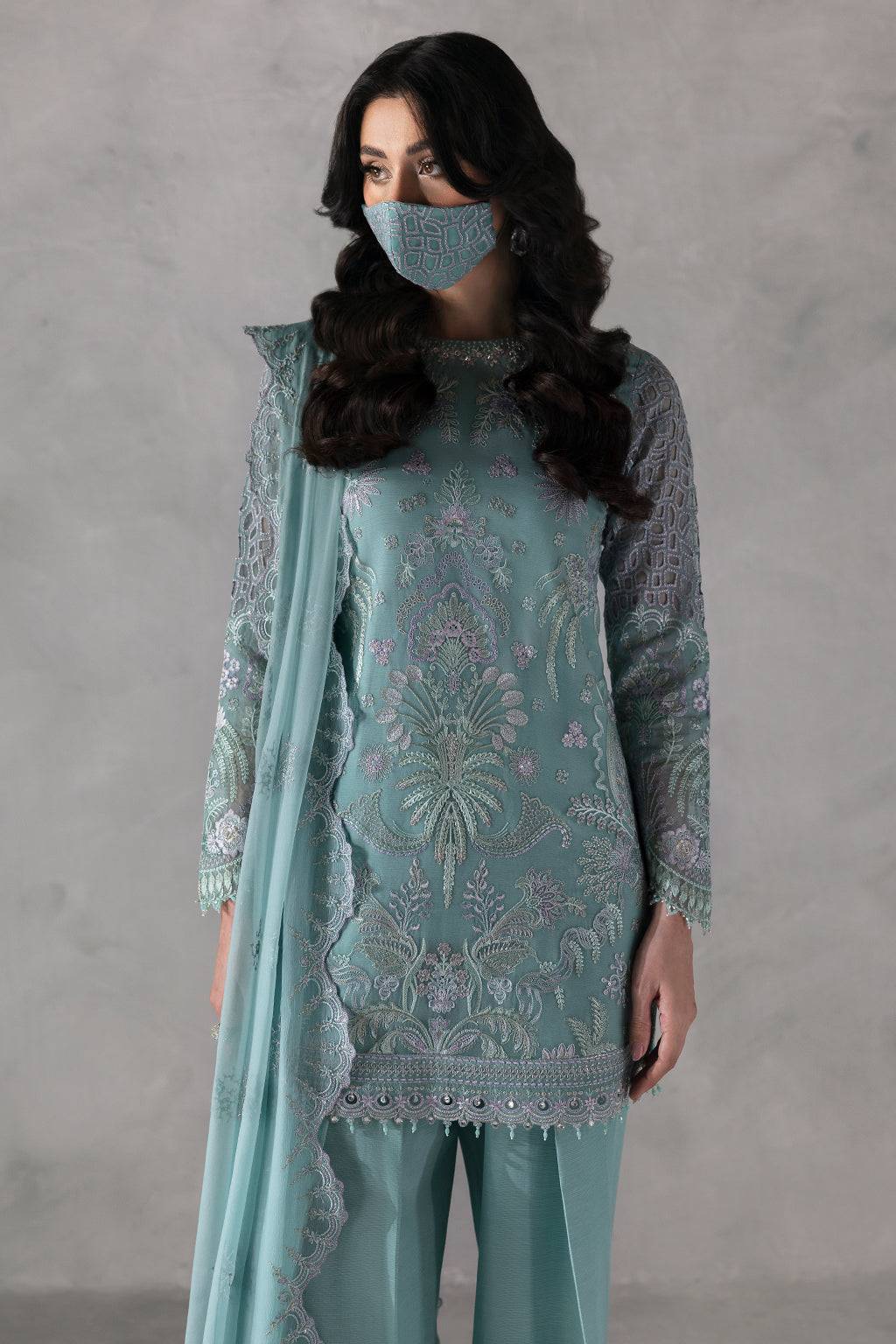 Flossie | Laconic Formals | FE - 905 B by Maria Faisal - Registered Vendor of : Flossie - type : Ladies Clothes - 100% original wedding dresses
