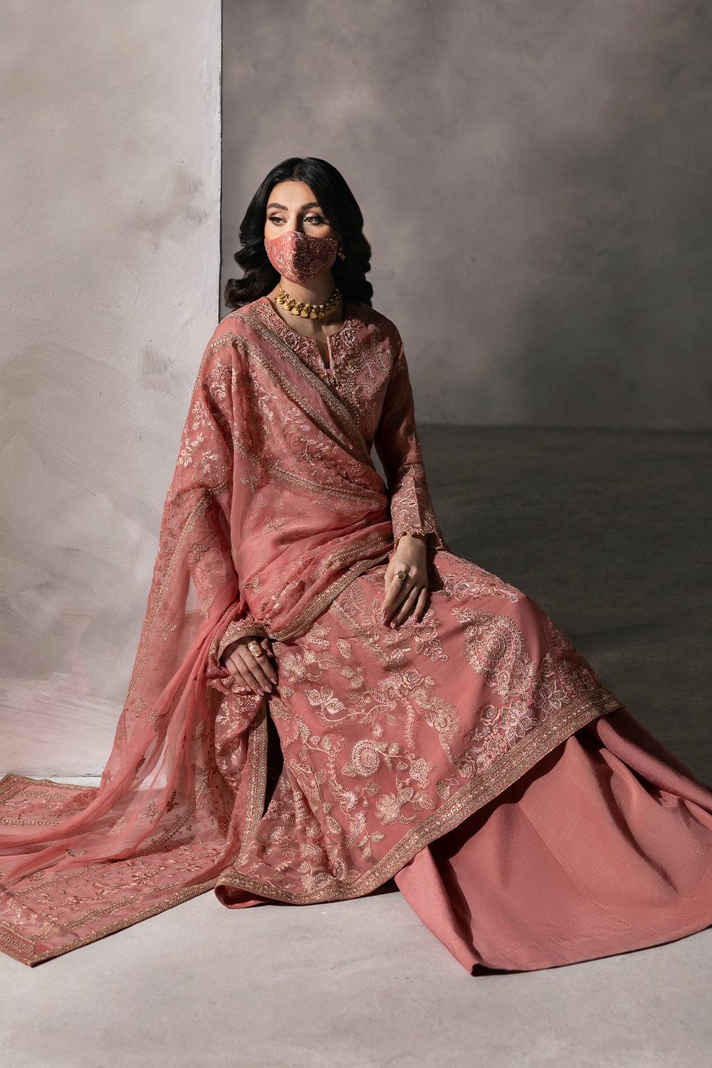 Flossie | Laconic Formals | FE - 907 A by Maria Faisal - Registered Vendor of : Flossie - type : Ladies Clothes - 100% original wedding dresses