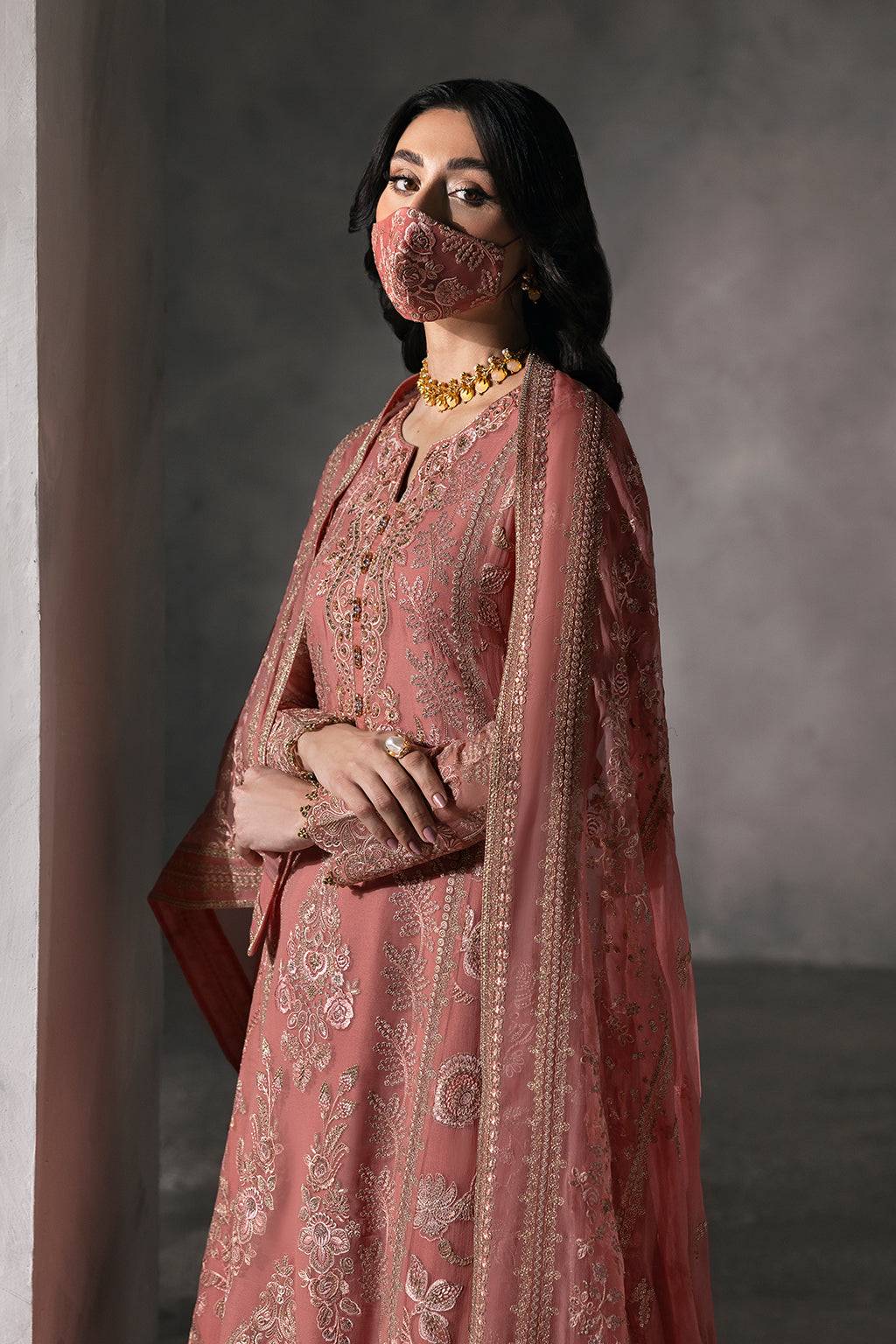 Flossie | Laconic Formals | FE - 907 A by Maria Faisal - Registered Vendor of : Flossie - type : Ladies Clothes - 100% original wedding dresses