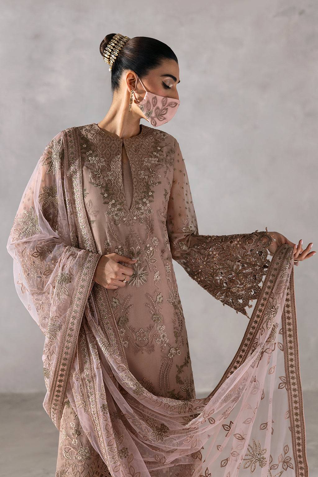 Flossie | Laconic Formals | FE - 910 by Maria Faisal - Registered Vendor of : Flossie - type : Ladies Clothes - 100% original wedding dresses