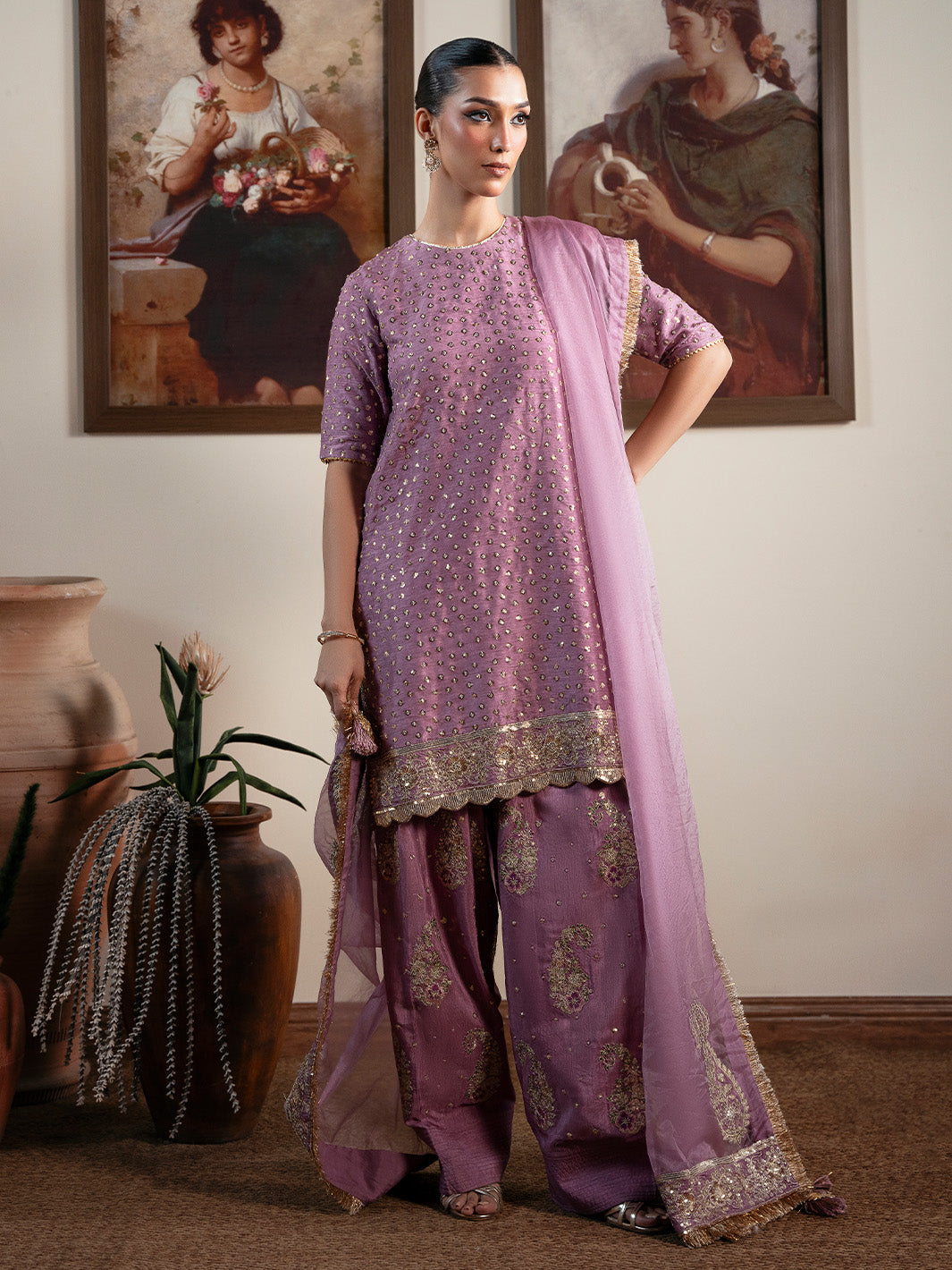 Faiza Faisal | Zareen Luxury Formals | SILQUE - Formal Dress - available at Maria Faisal in UK and USA.