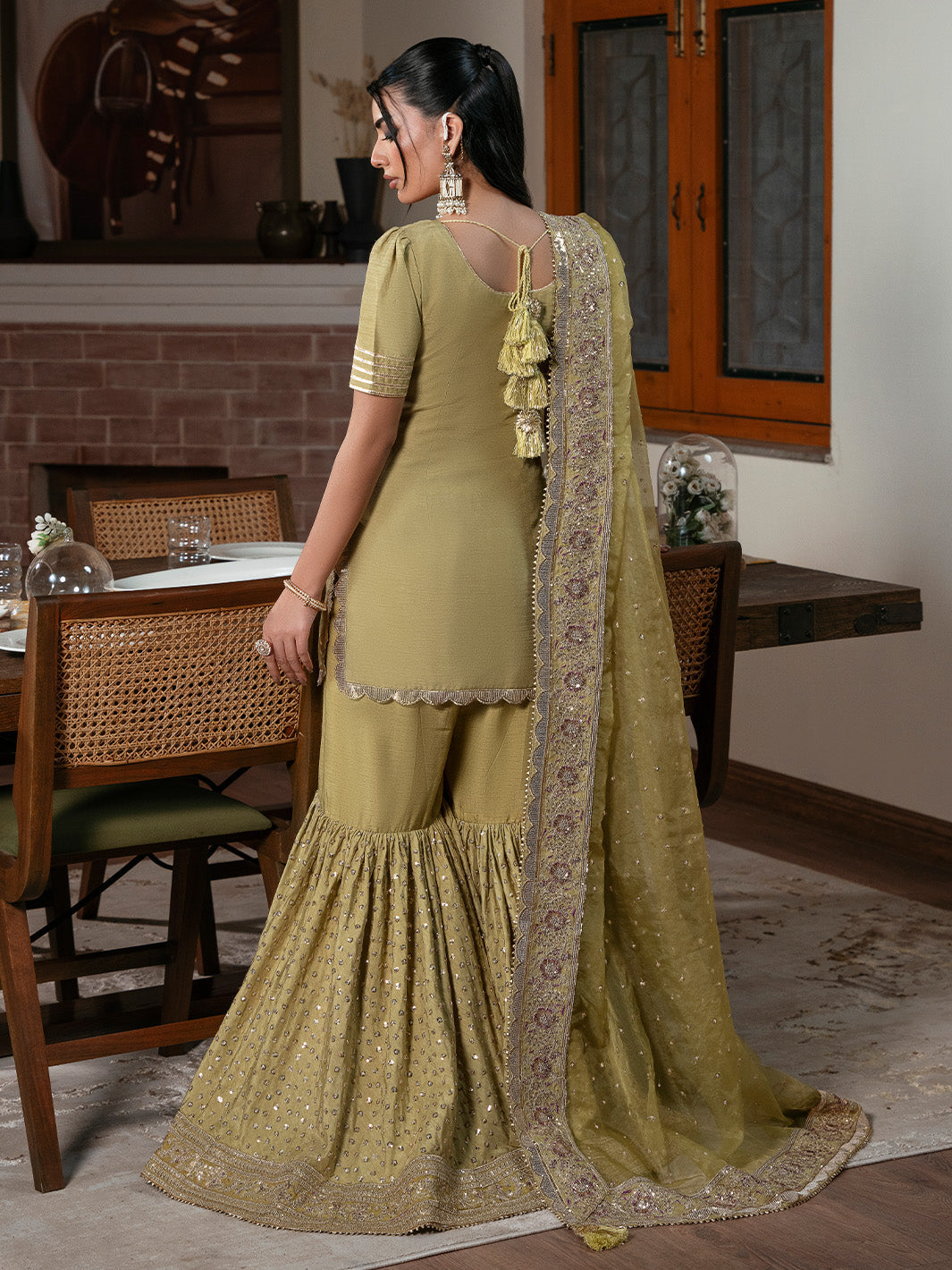 Faiza Faisal | Zareen Luxury Formals | LUSTRE - Formal Dress - available at Maria Faisal in UK and USA.