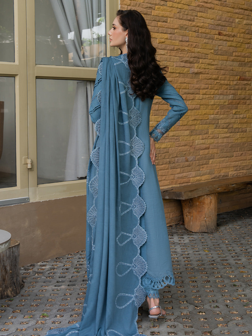 IMAAN – authentic Pakistani dress from the Dastaan Khaddar 25 collection for women in the UK