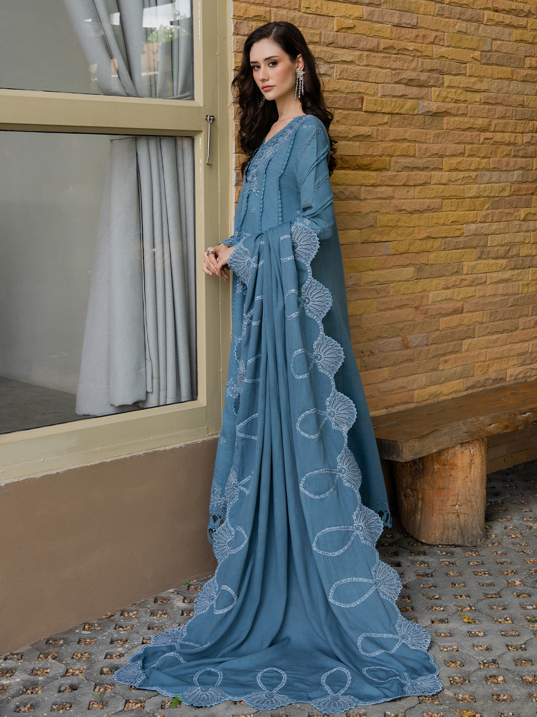IMAAN – authentic Pakistani dress from the Dastaan Khaddar 25 collection for women in the UK