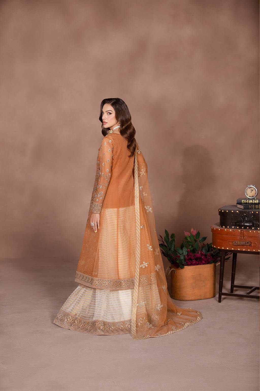 Flossie | Studio RTW | FAWN BROWN by Maria Faisal - Registered Vendor of : Flossie - type : Ladies Clothes - 100% original wedding dresses