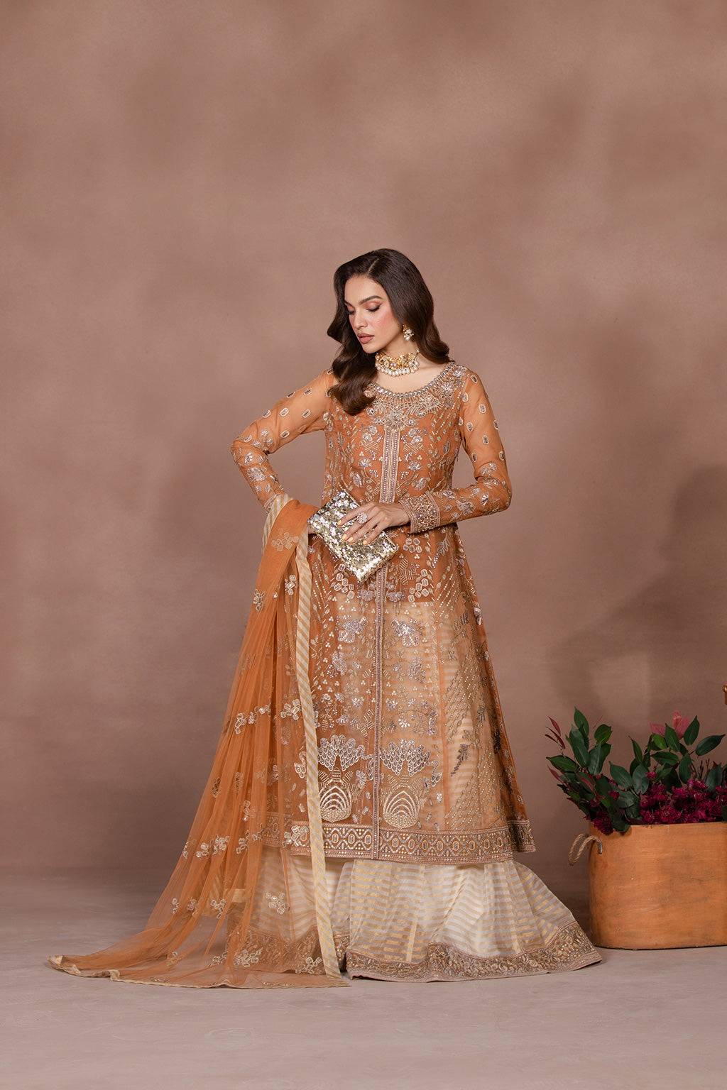 Flossie | Studio RTW | FAWN BROWN by Maria Faisal - Registered Vendor of : Flossie - type : Ladies Clothes - 100% original wedding dresses