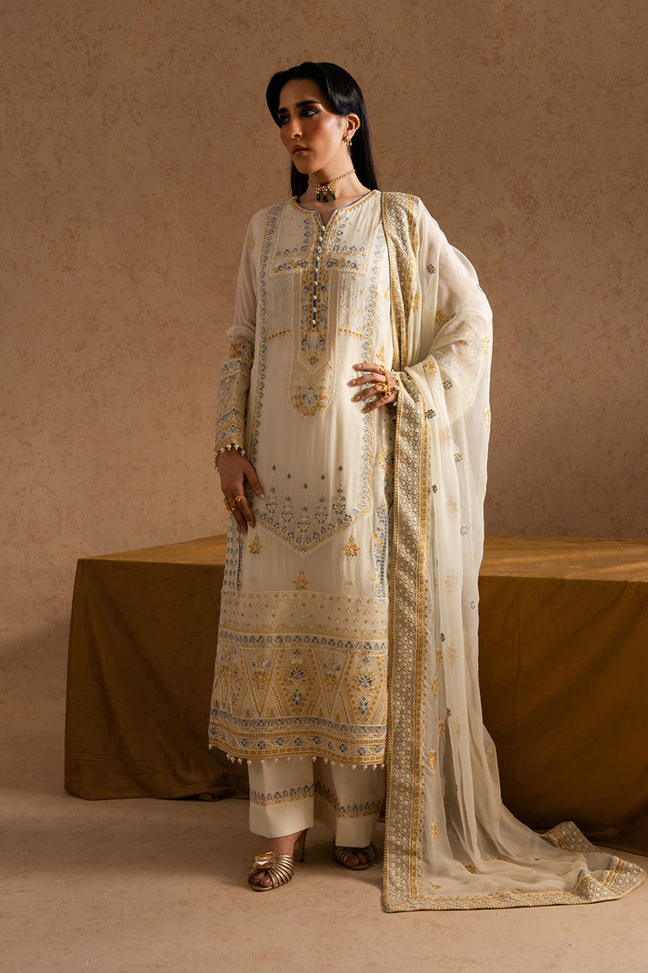 Fressia Premium | Premium Chiffon | FSU5601 - Ladies Clothes - Maria Faisal