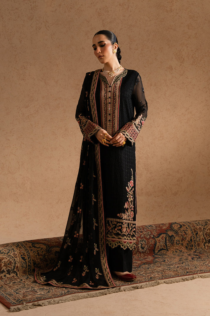 Fressia Premium | Premium Chiffon | FSU5603 - Ladies Clothes - Maria Faisal