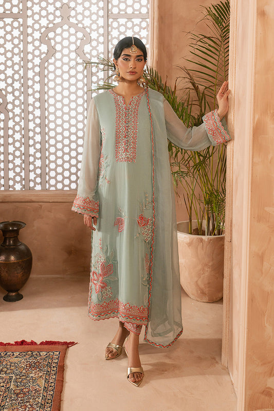 Maryum N Maria | Luxury Edit | MEIRA - MWU5684 - Luxury Dress - available at Maria Faisal in UK and USA.