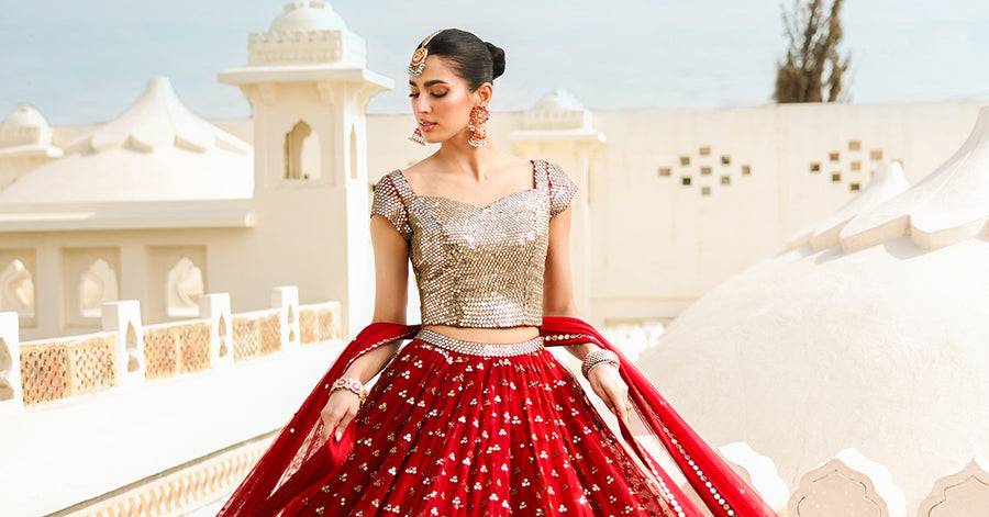 Maria B | Bridal Formals | Mumtaz Mahal by Maria Faisal - Registered Vendor of : Maria B - type : Ladies Clothes - 100% original wedding dresses