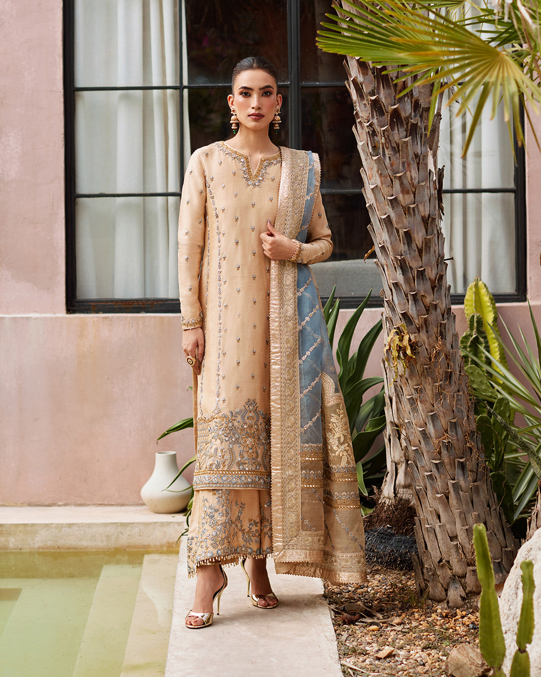 Faiza Saqlain | Aurnia Spring Festive Edit 24 | Yelena - Wedding Dress - Maria Faisal
