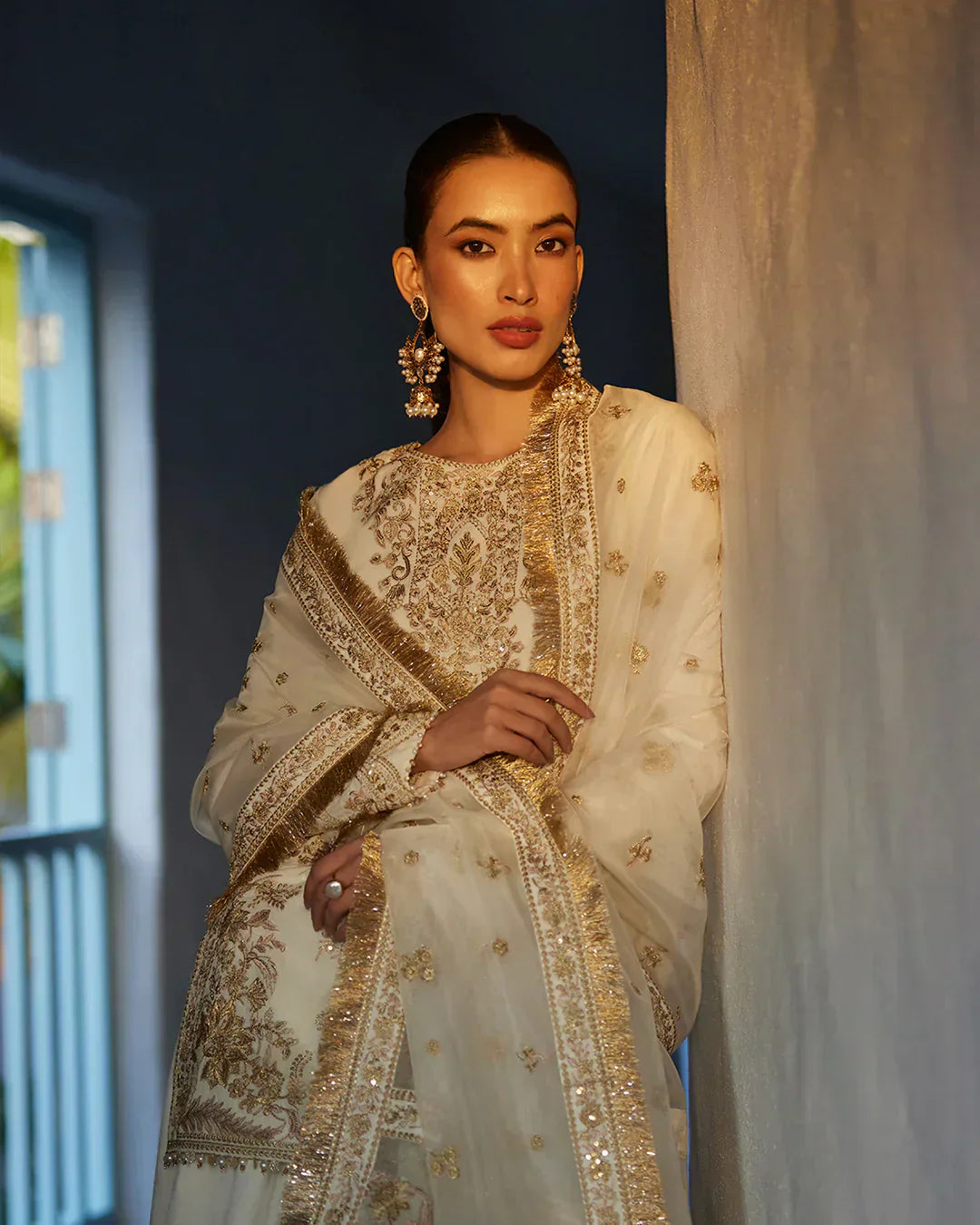 Faiza Saqlain | Liliana Luxury Lawn 24 | Mirhana - Ladies Clothes - Maria Faisal