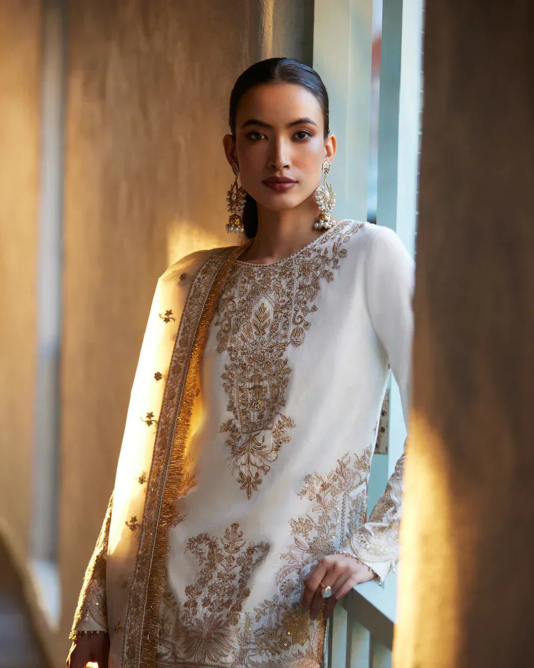 Faiza Saqlain | Liliana Luxury Lawn 24 | Mirhana - Ladies Clothes - Maria Faisal