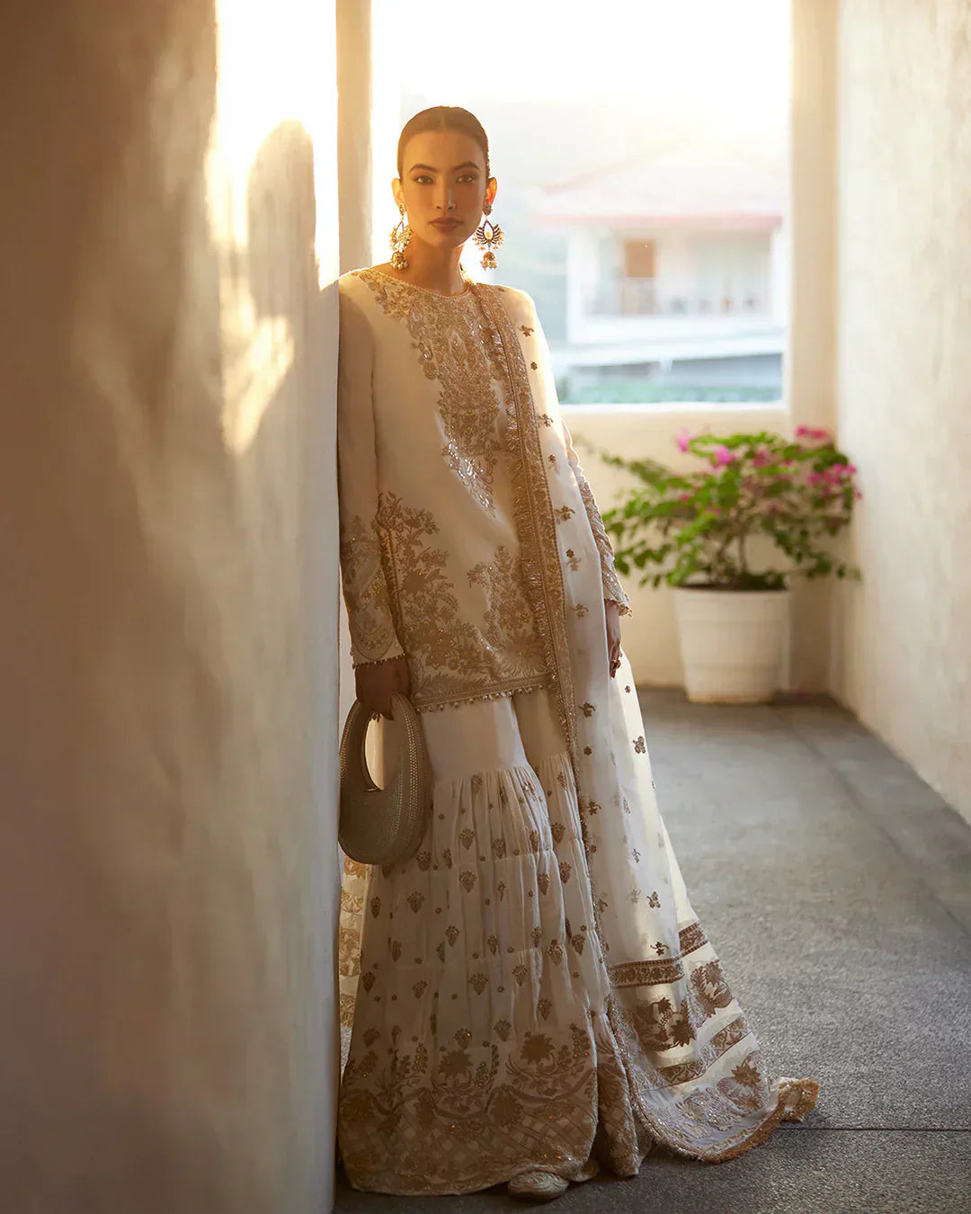 Faiza Saqlain | Liliana Luxury Lawn 24 | Mirhana - Ladies Clothes - Maria Faisal