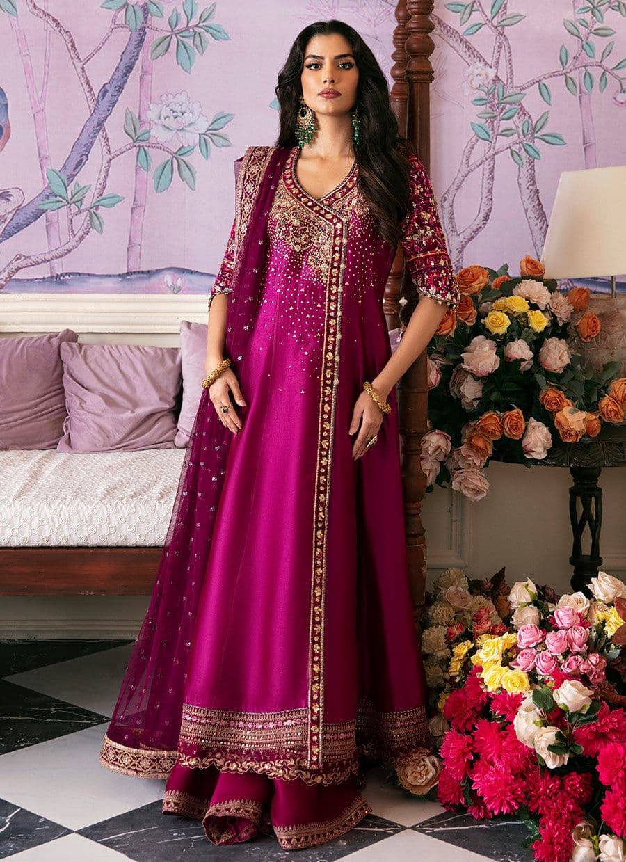 Farah Talib Aziz | Mayna Festive Luxe | Narina by Maria Faisal - Registered Vendor of : Farah Talib Aziz - type : Wedding Dress - 100% original wedding dresses